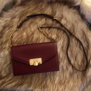 Michael Kors Crossbody Burgundy purse